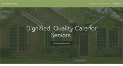 Desktop Screenshot of graciouscarehome.com
